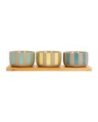 3 Coupelles Medu Summer menthe/jaune