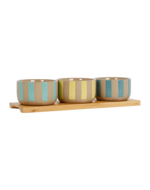3 Coupelles Medu Summer menthe/jaune