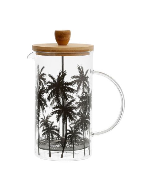 Cafetiére Piston Palmea noire - 1L