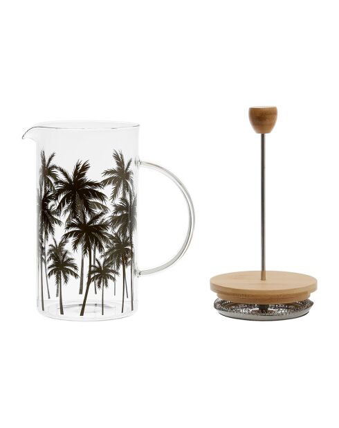 Cafetiére Piston Palmea noire - 1L