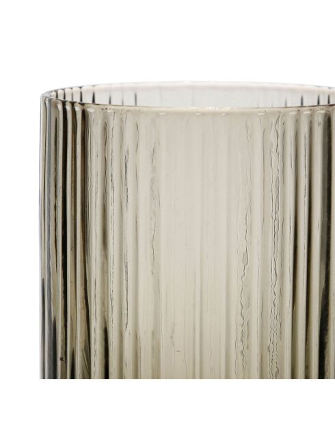 6 Gobelets Folky gris fumé - 35cl