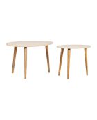 2 Tables basse Eskela beige/naturel