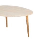 2 Tables basse Eskela beige/naturel
