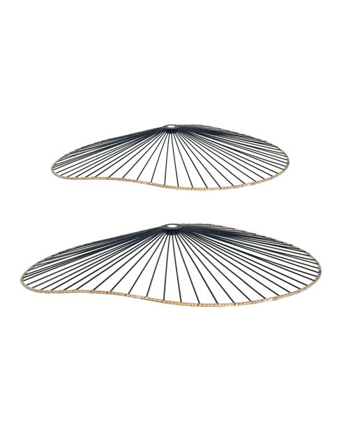 Suspension Filen noir/naturel