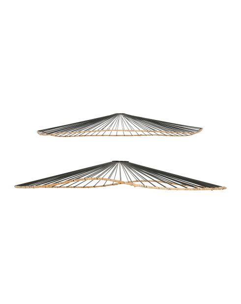 Suspension Filen noir/naturel