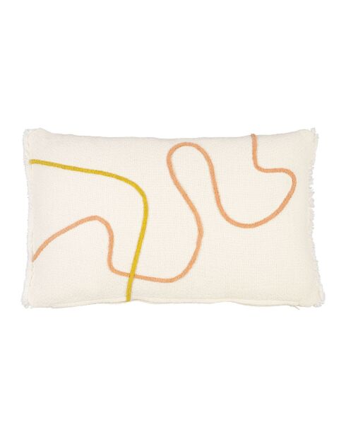 Housse de Coussin Funky écrue - 50x30 cm