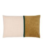 Housse de Coussin Neo mordoré/écru - 50x30 cm