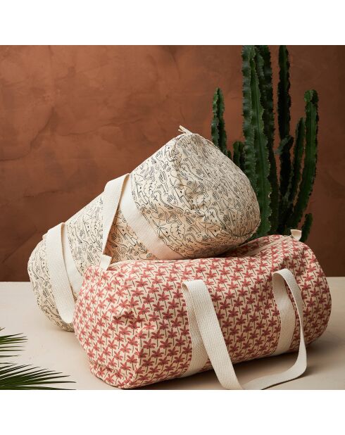 Sac Week-end Tropetoi terracotta - 50x26x26 cm