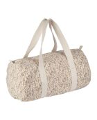 Sac Week-end Tulum écru/noir - 50x26x26 cm