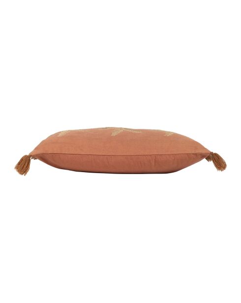 Funda de cojín Tropetoi en terracota - 50x30 cm
