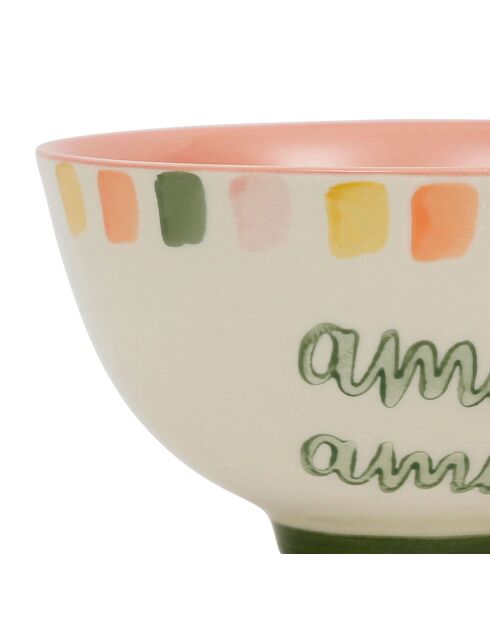 2 Bols Dolce Vita multicolores - D.11.5x6 cm