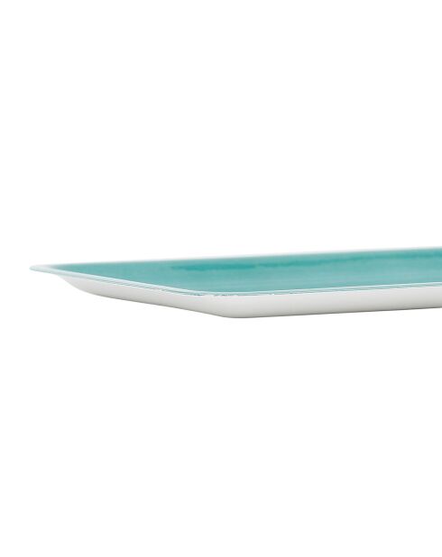 Plateau Hola Palma turquoise - 15x30 cm