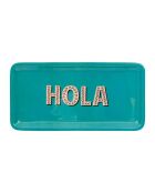 Plateau Hola Palma turquoise - 15x30 cm