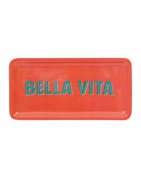 Bandeja naranja Bella Palma - 15x30 cm