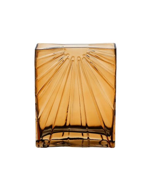 Vase Aurore brun - 15.5x6.5x20 cm