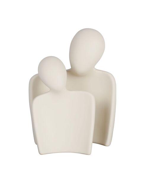 2 Décorations Abstraite Greeka écrues