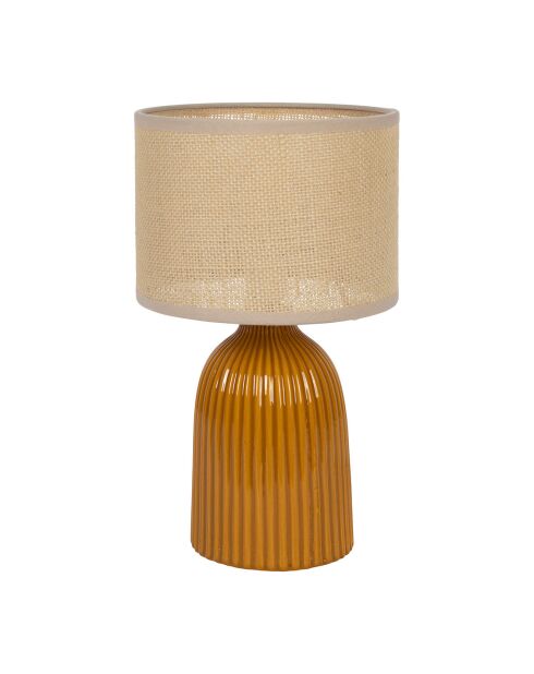 Lampe à Poser en Céramique Essencia curry/écru - D.9.5 cm