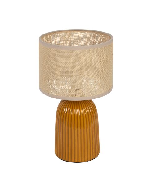 Lampe à Poser en Céramique Essencia curry/écru - D.9.5 cm