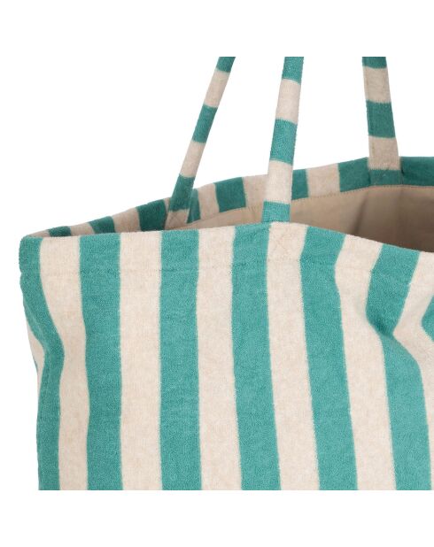 Tote Bag Palma émeraude - 55x40.5 cm