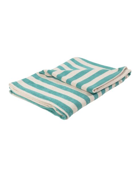 Toalla de baño Palma turquesa - 90x180 cm