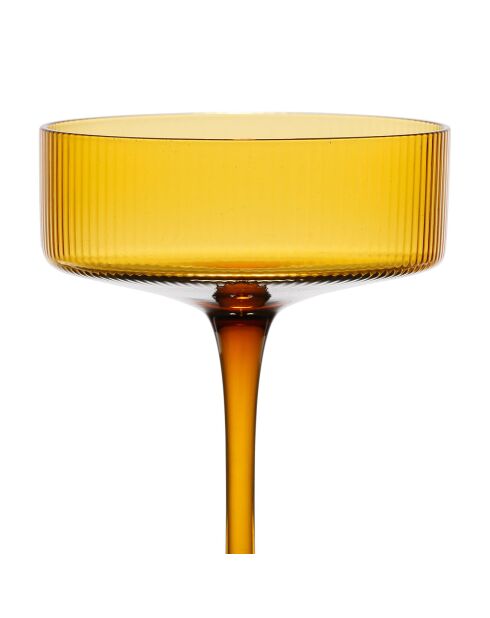 6 Coupes de Champagne Champart ambre - 33cl