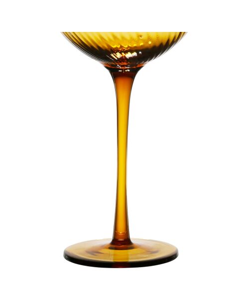 6 Verres à Pied Champart ambre - 60cl