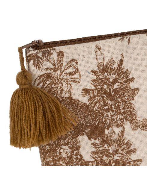 Pochette Mocoa naturel - 25x7x16 cm
