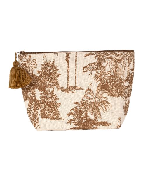 Pochette Mocoa naturel - 25x7x16 cm