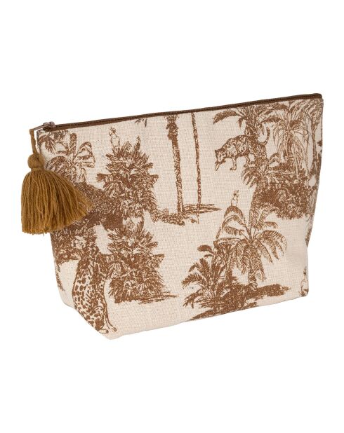 Pochette Mocoa naturel - 25x7x16 cm