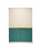 Plaid 100% Coton Neo naturel - 170x130 cm