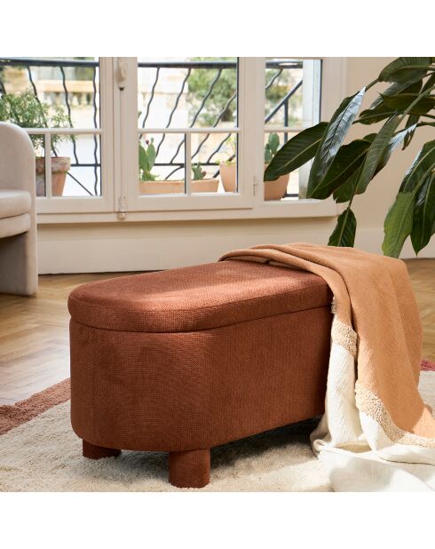 Plaid 100% Coton Neo naturel - 170x130 cm