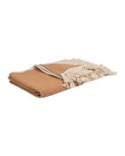 Plaid 100% Coton Neo naturel - 170x130 cm