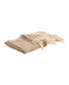 Plaid 100% Coton Klosen naturel - 170x130 cm