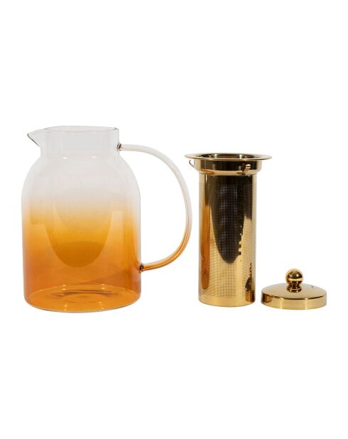 Théière & Filtre Café Ambre naturel - 1.5L