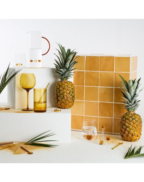 4 Gobelets Cur Colorea naturel - 60cl