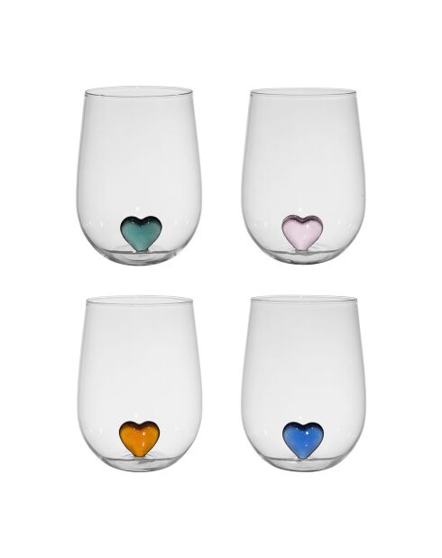 4 Gobelets Cur Colorea naturel - 60cl