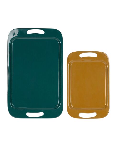 2 natürliche Pop's Tabletts