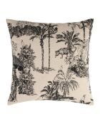 Housse de Coussin Mocoa noir/écru - 45x45 cm