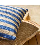 Ext Medi Kissenbezug, Indigo/Natur, 45 x 45 cm