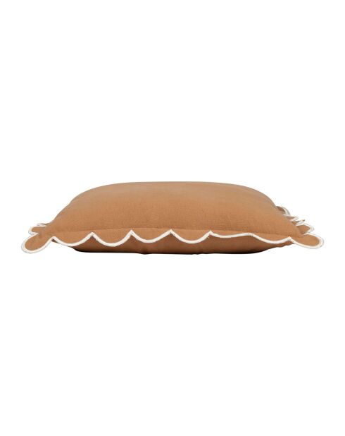 Housse de Coussin Nomadea pêche - 45x45 cm