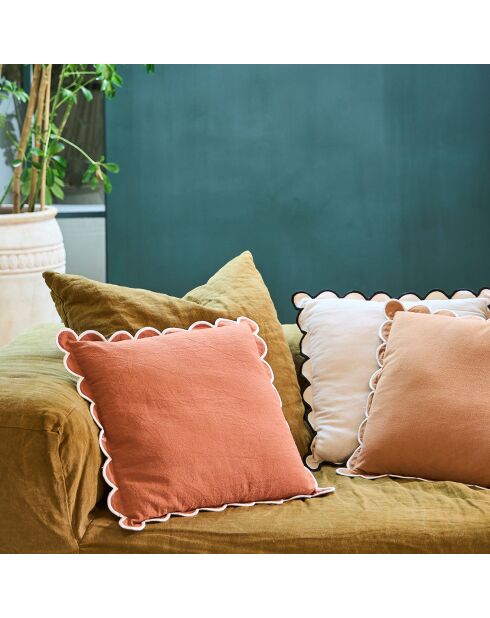 Housse de Coussin Nomadea terracotta - 45x45 cm