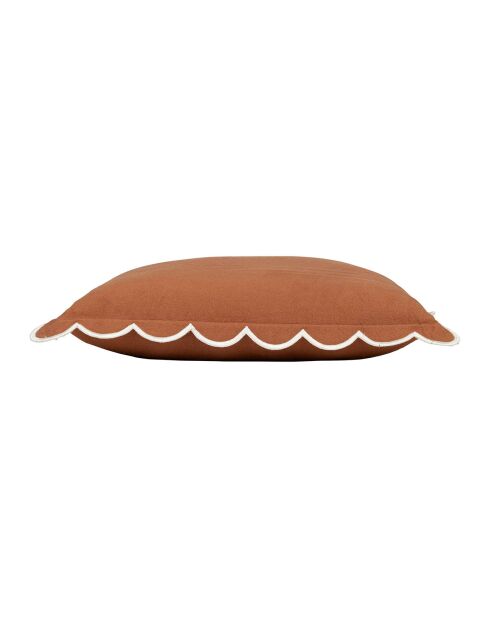 Funda de cojín Nomadea en terracota - 45x45 cm