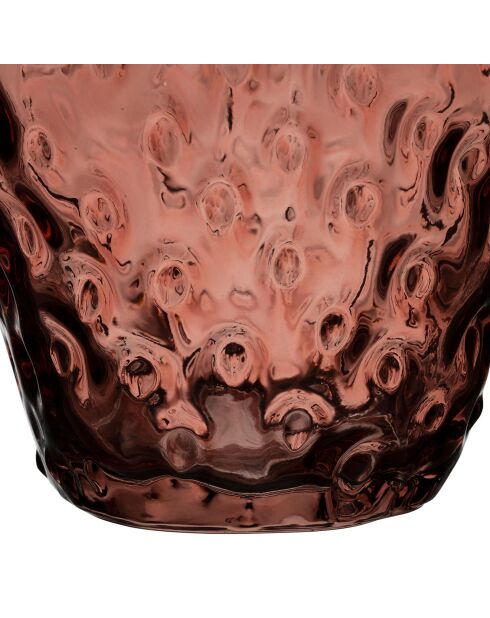 Vase Faise Patchuca grenat - D.22.5x24.5 cm