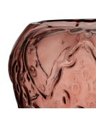 Vase Faise Patchuca grenat - D.22.5x24.5 cm