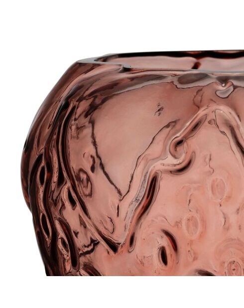 Vase Faise Patchuca grenat - D.22.5x24.5 cm