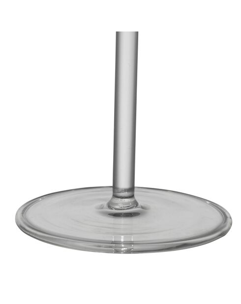 6 Verres à Pied Palm brun/vert - 25cl