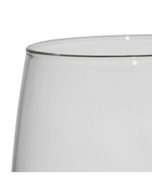 6 Colorea bruin/groene ananasbekers - 60 cl