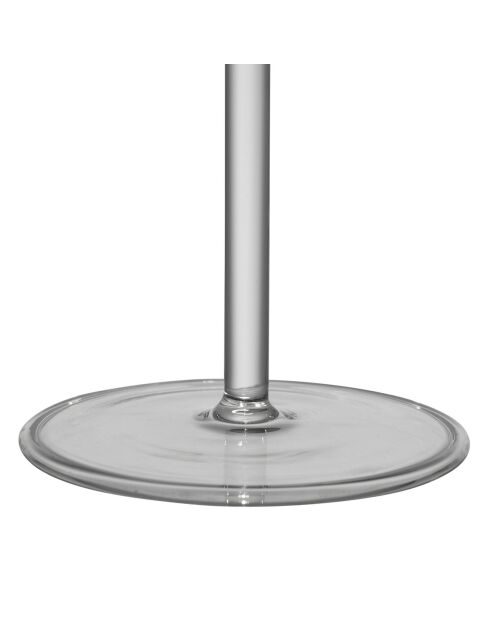 6 Verres à Pied Ananas ambre/vert - 25cl