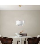 Suspension Stage blanche - 30 cm