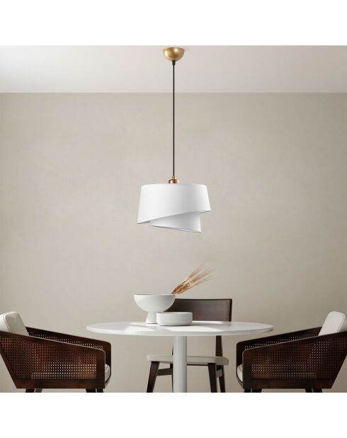 Suspension Stage blanche - 30 cm